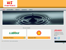 Tablet Screenshot of mantecsa.com